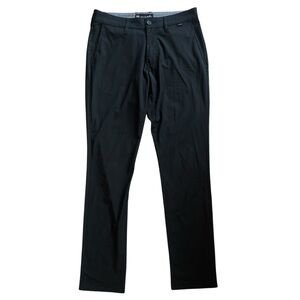 TRAVIS MATHEW Open To Close Golf Pants Slim Men 30x32 Black Tech Chino